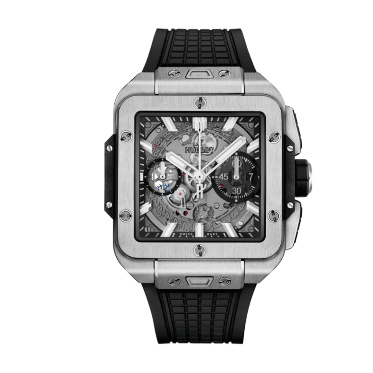 HUBLOT SQUARE BANG UNICO TITANIUM 42MM