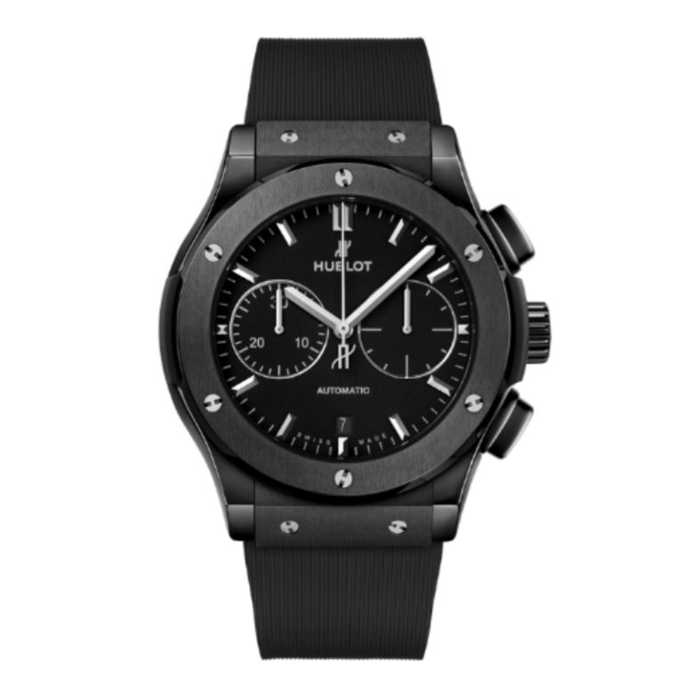 HUBLOT CLASSIC FUSION CRONOGRAPH BLACK MAGIC 45MM
