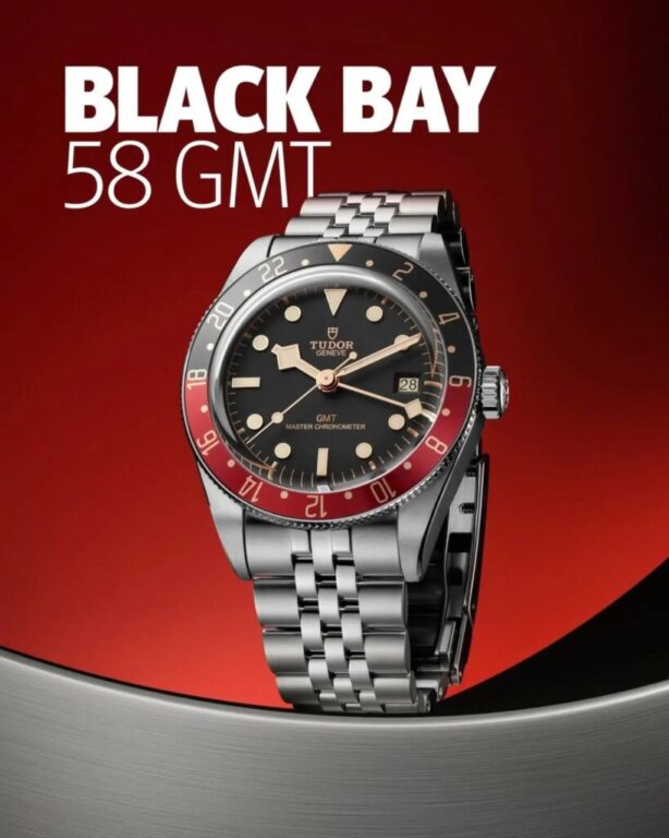 El TUDOR Black Bay 58 GMT ya está disponible en un brazalete de cinco eslabones, perfectamente preparado para tus aventuras trotamundos.
#TudorWatch #BornToDare #watchesandwonders2026