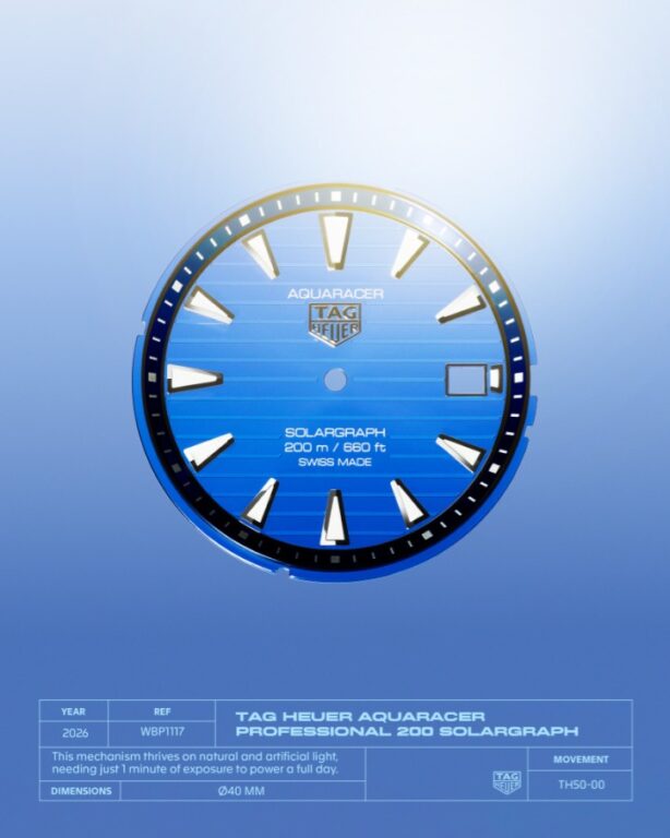 Energía que nunca se detiene.
⁣
Diseñado para explorar sin límites, el TAG Heuer Aquaracer Professional 200 Solargraph transforma cualquier fuente de luz en potencia constante. Su caja de titanio ultraligera, detalles en azul polar y diseño técnico se unen para crear un reloj preparado para cada desafío, dentro y fuera del agua.⁣
⁣
#TAGHeuer #TAGHeuerAquaracer #Solargraph #SwissMade