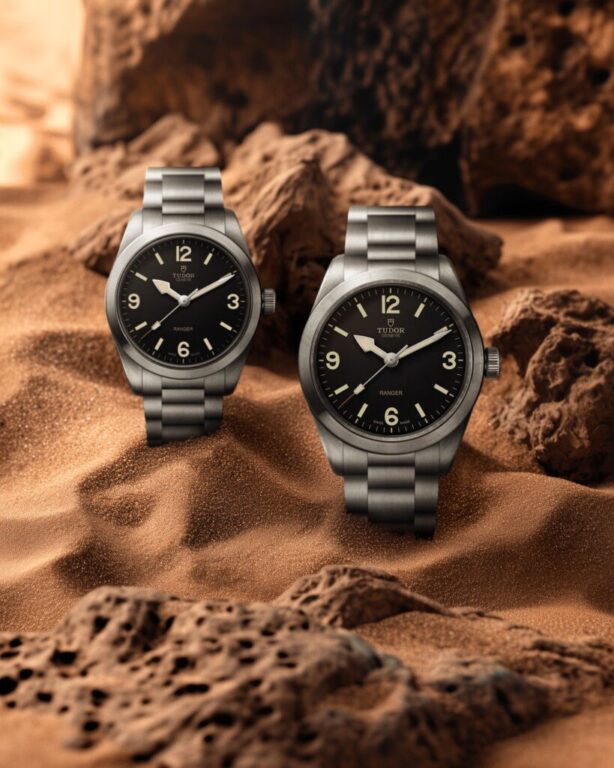 Descubre el espíritu aventurero del «Ranger»: caja de acero satinado de 36 mm, brazalete de acero y movimiento Certificado COSC. Preparado para cualquier desafío. #TudorWatch #BornToDare #Ranger