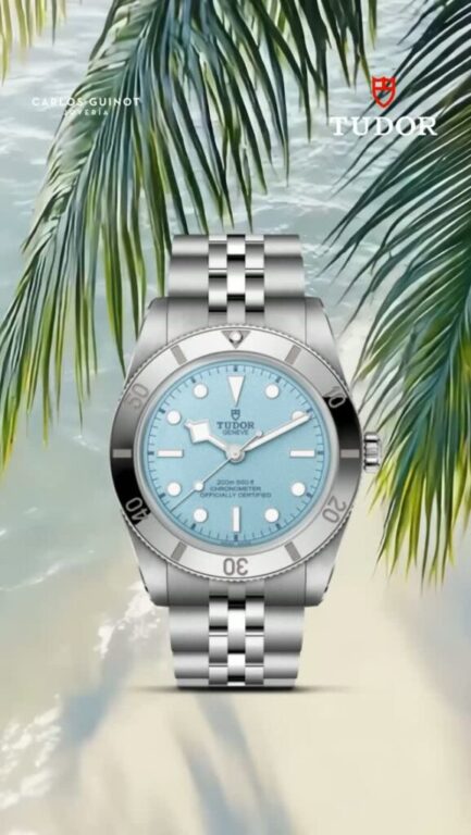 Un icono inspirado en el pasado, creado para el presente.

El Black Bay 54 “Lagoon Blue” recupera el espíritu de los históricos relojes de buceo de TUDOR y lo actualiza con una esfera texturizada, cierre T-fit y el Calibre de Manufactura MT5400.

Tradición, precisión y personalidad en 37 mm.

#TudorWatch #BornToDare #BlackBay54 #LagoonBlue #SwissMade #LuxuryWatches #CarlosGuinot #JoyeriaCarlosGuinot #Castellon #JoyeriasCastellon