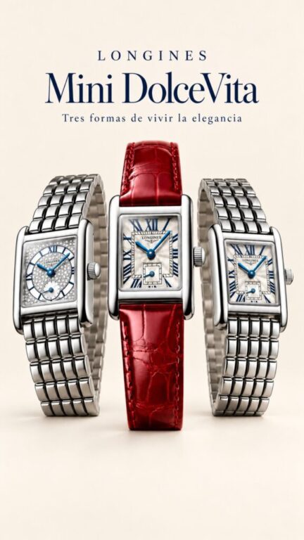 Pequeños detalles que lo cambian todo. ✨

Descubre la colección Longines Mini DolceVita: piezas pensadas para la mujer moderna que busca elegancia atemporal en su día a día. Desde la esfera clásica con correa de piel hasta opciones con brazalete de acero o toques de color.

💫 ¿Cuál es tu versión favorita?

📍 Encuentra la tuya en nuestra tienda o visita el enlace de la bio.

#Longines #MiniDolceVita #RelojesDeSeñora #EleganciaAtemporal #AltaRelojeria #JewelryStyle #joyeriacarlosguinot #joyeriacastellon