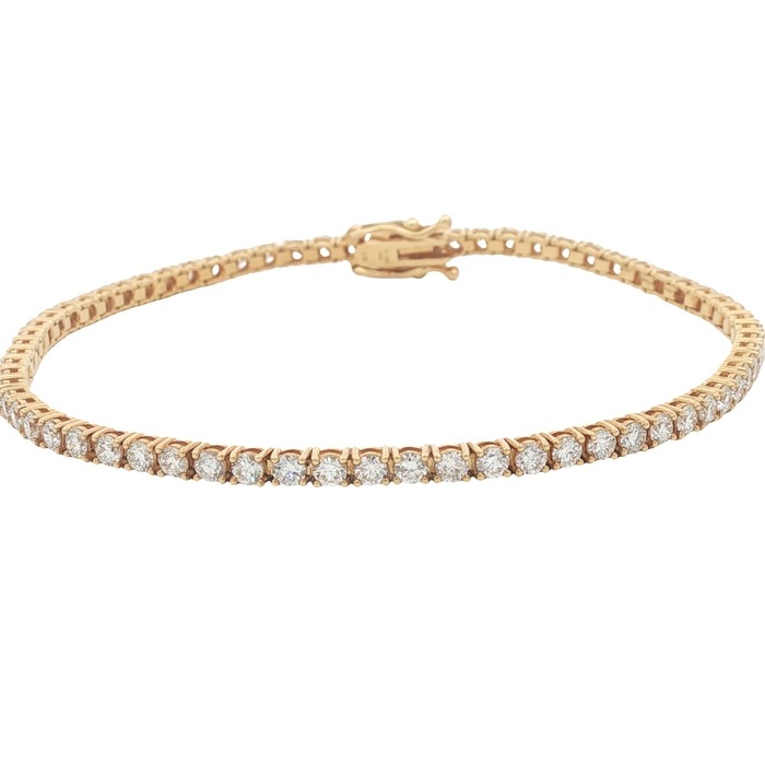 PULSERA RIVIERE DE ORO AMARILLO CON DIAMANTES