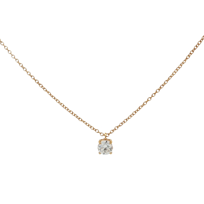 CADENA DE ORO AMARILLO CON DIAMANTE