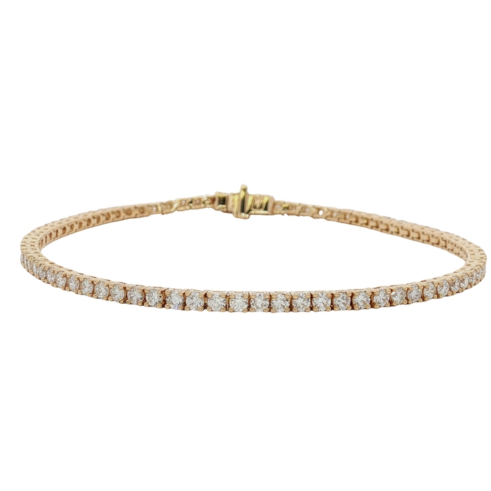 PULSERA RIVIERE DE ORO AMARILLO CON DIAMANTES