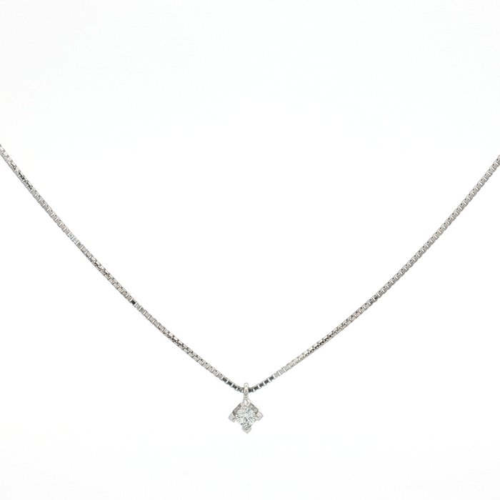 COLGANTE ORO BLANCO Y DIAMANTE