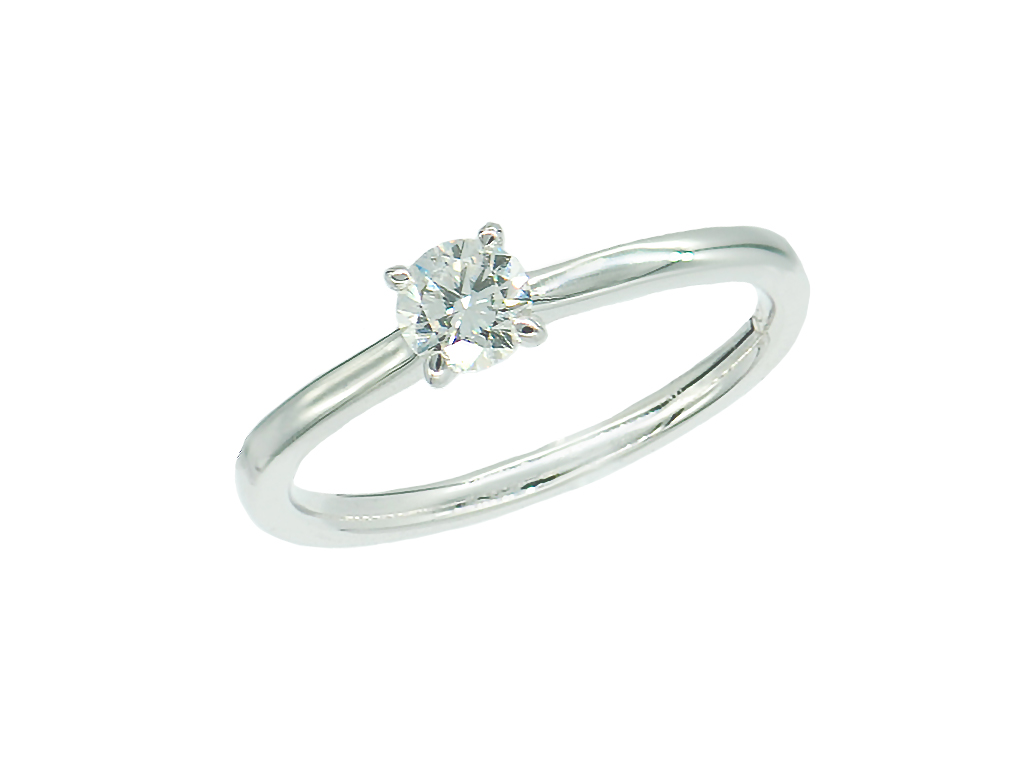 anillo oro blanco y diamante A01910061