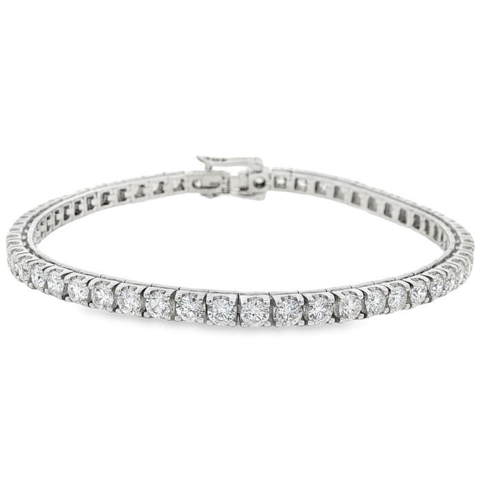 PULSERA RIVIERE ORO BLANCO CON DIAMANTES