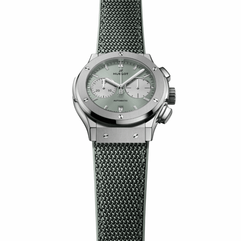 HUBLOT CLASSIC FUSION CHRONOGRAPH TITANIUM SAGE GREEN 45MM - Imagen 2
