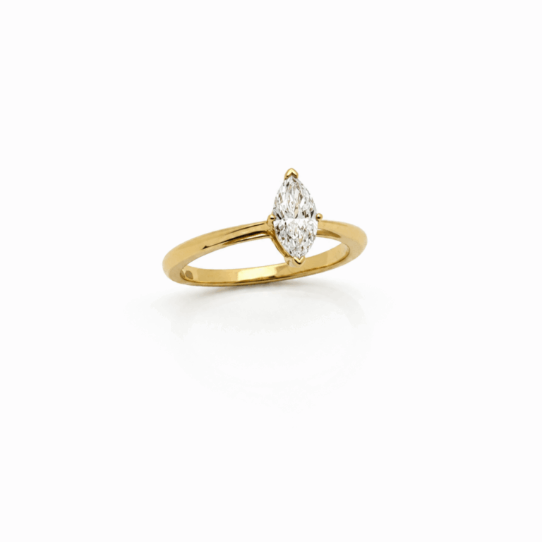 SOLITARIO DE ORO AMARILLO CON DIAMANTE - Imagen 2