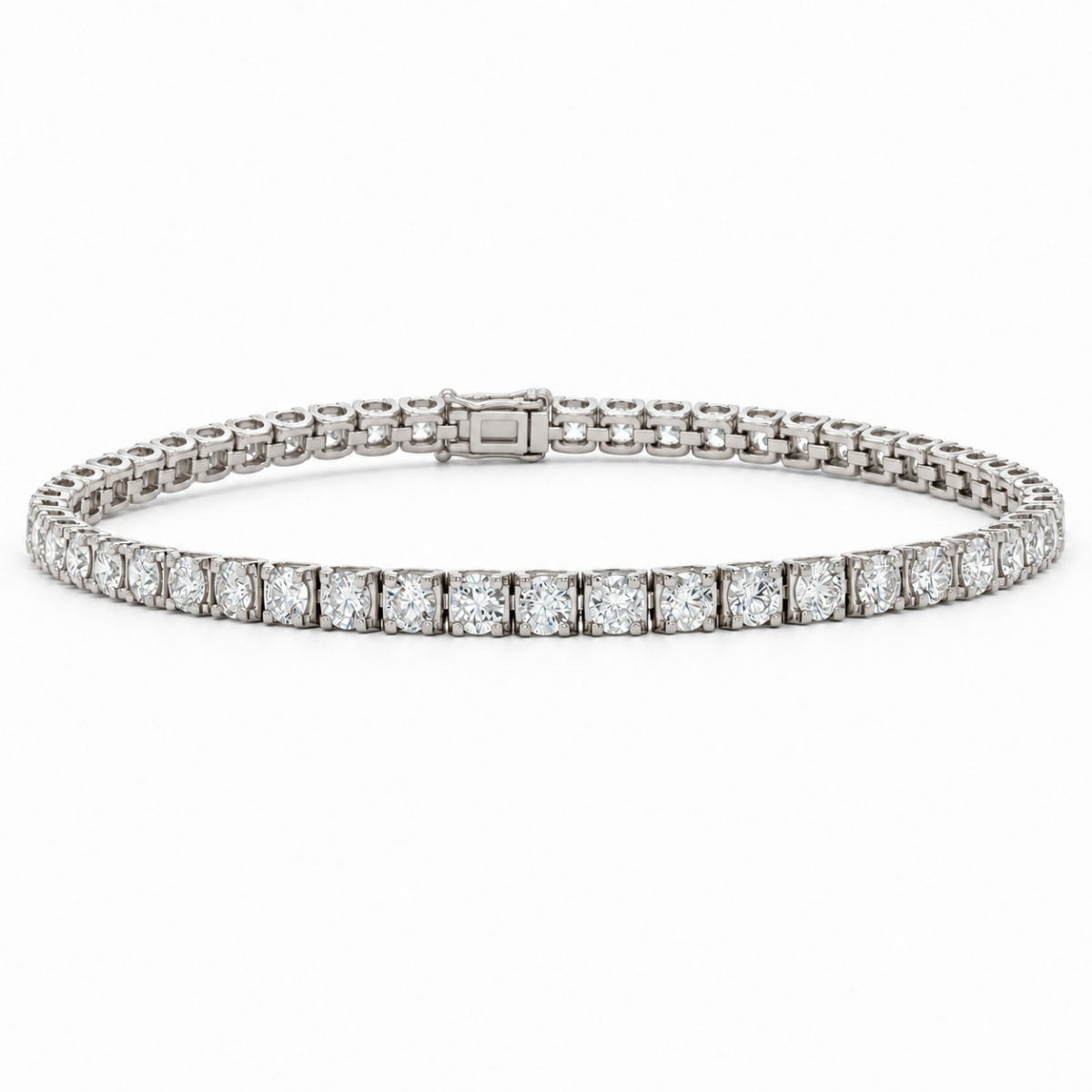 PULSERA EN ORO BLANCO CON DIAMANTES