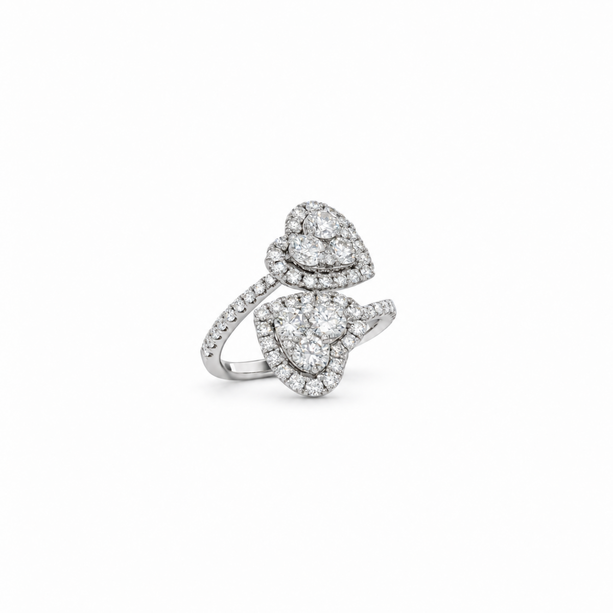 ANILLO EN ORO BLANCO CON DIAMANTES