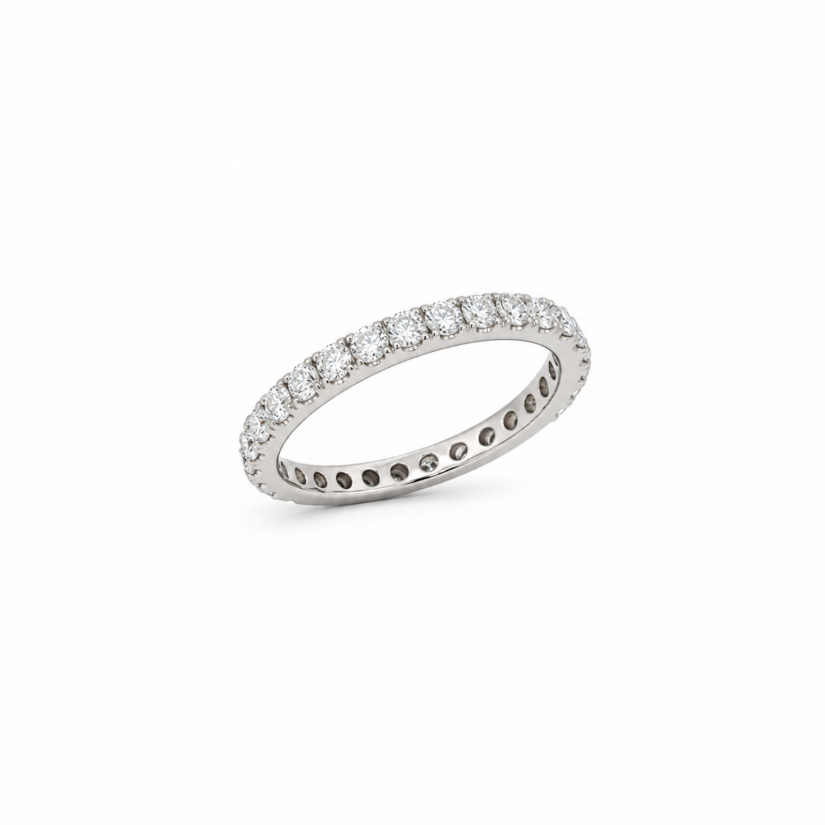 ANILLO EN ORO BLANCO CON DIAMANTES