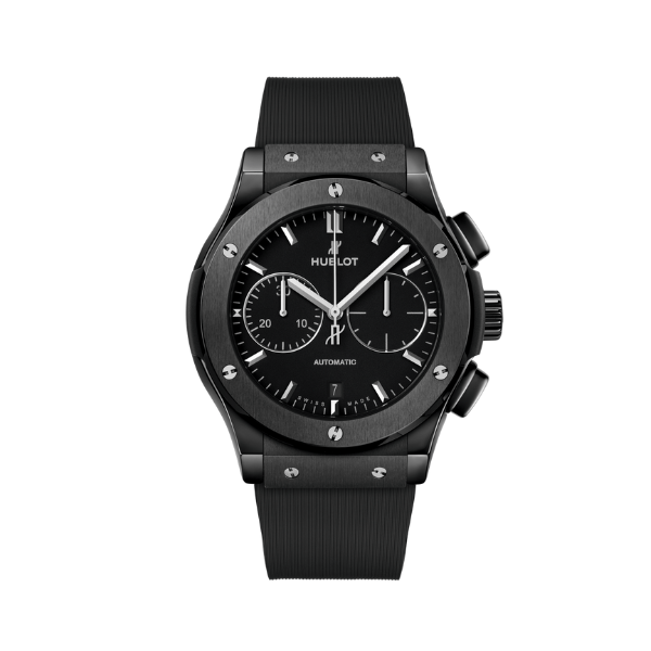 HUBLOT CLASSIC FUSION CRONOGRAPH BLACK MAGIC 45MM
