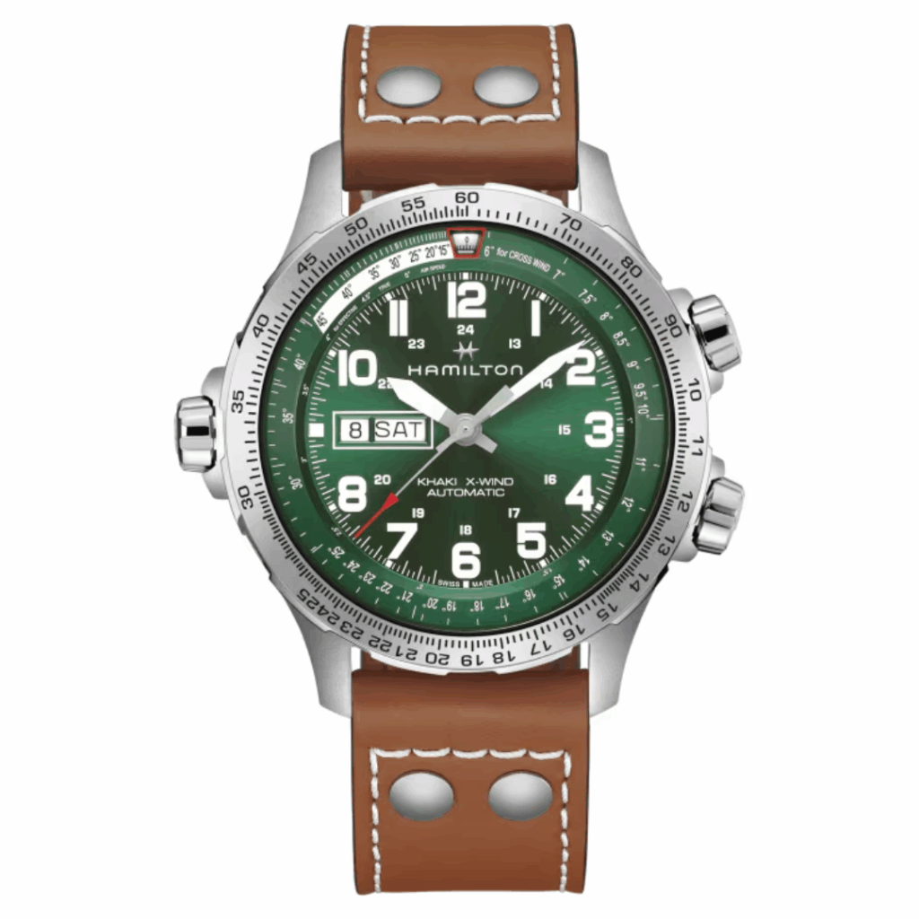 HAMILTON KHAKI AVIATION X-Wind Day Date Auto 45MM