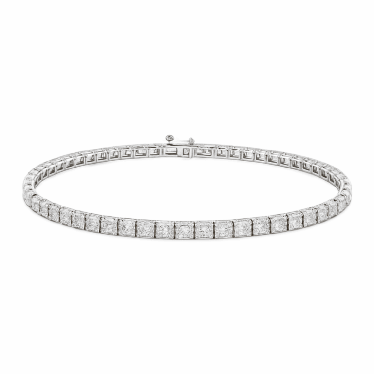 PULSERA RIVIERE PLATINO CON DIAMANTES