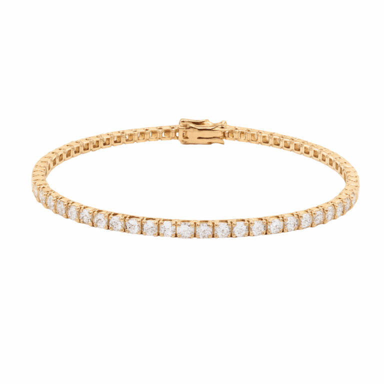 PULSERA RIVIERE DE ORO AMARILLO CON DIAMANTES