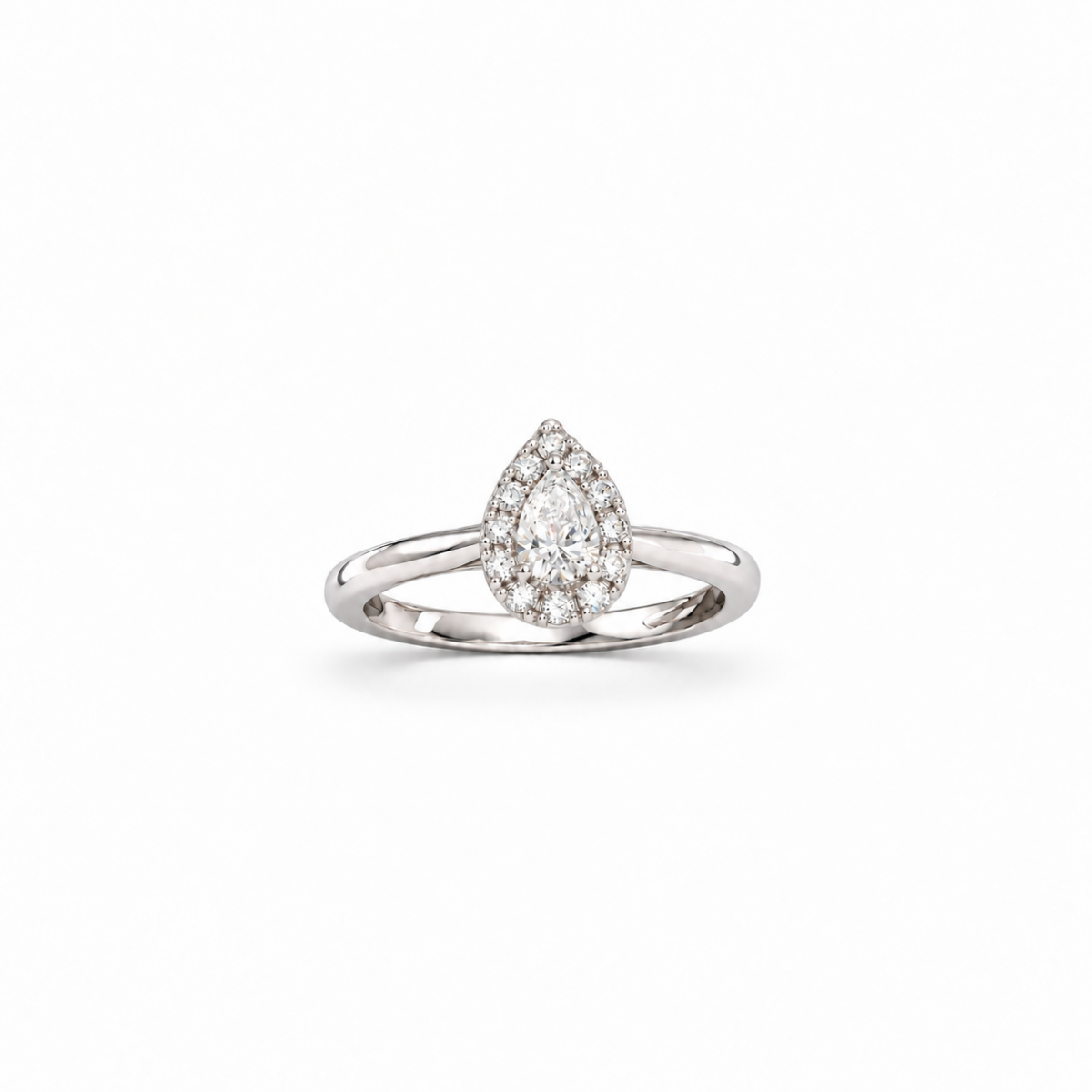ANILLO EN ORO BLANCO CON DIAMANTES