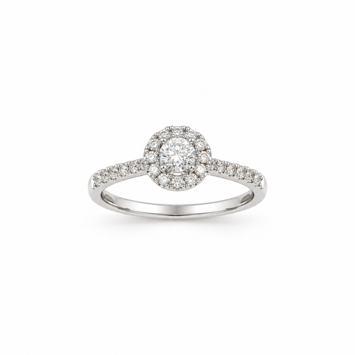 ANILLO EN ORO BLANCO CON DIAMANTES