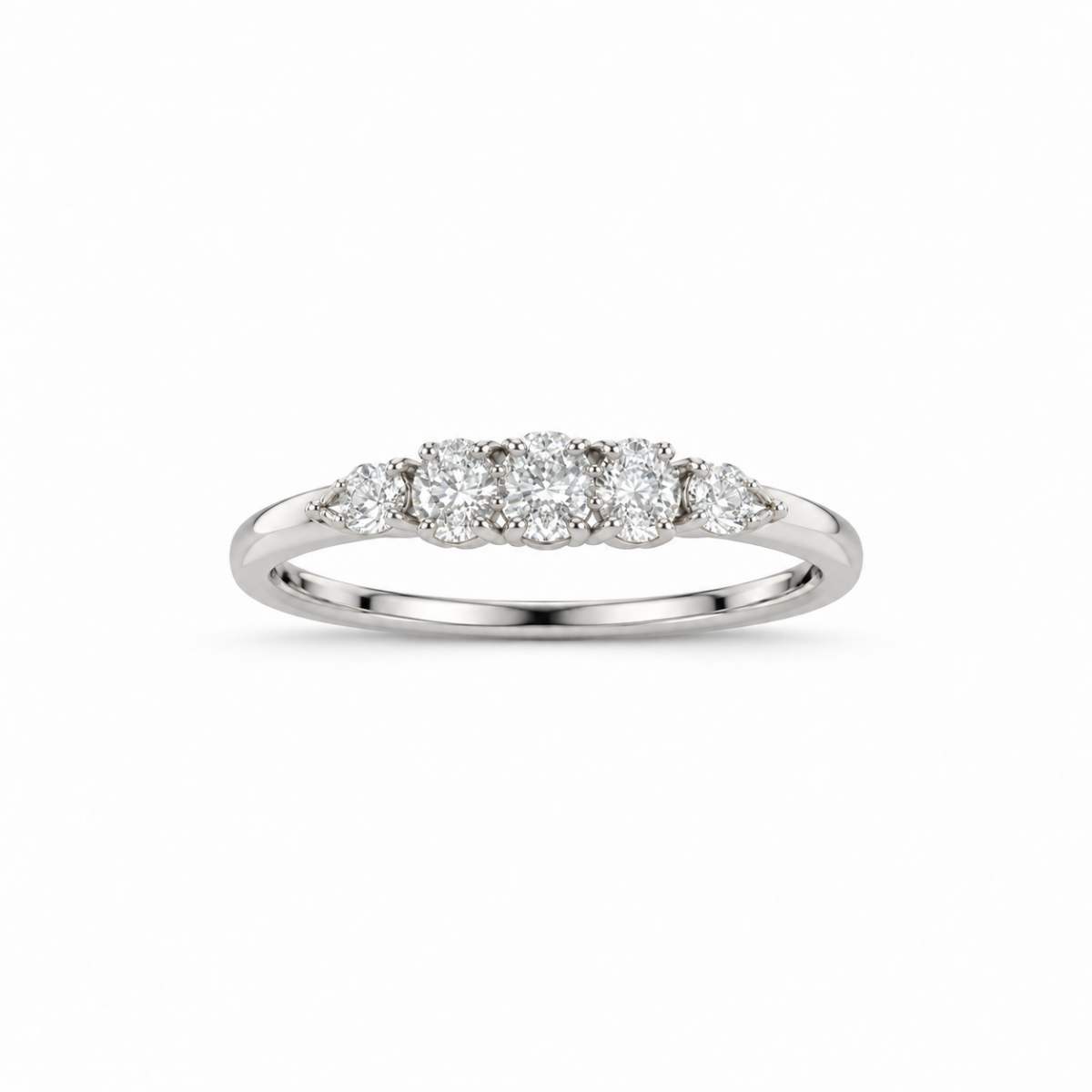 ANILLO EN ORO BLANCO CON DIAMANTES