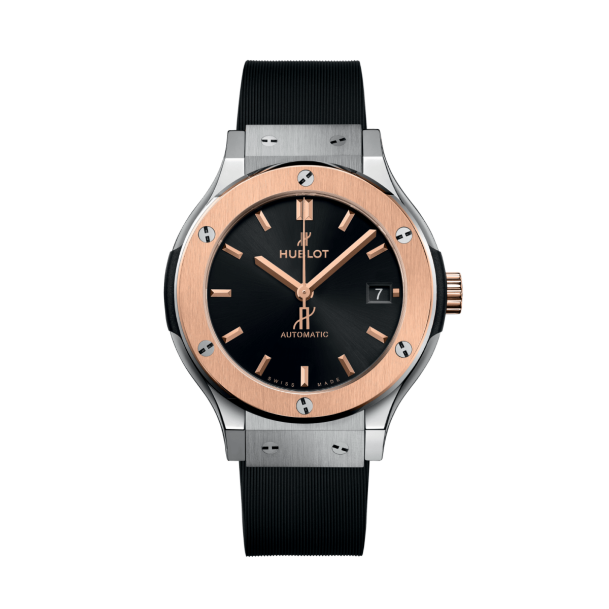 CLASSIC FUSION 38 MM TITANIO Y ORO