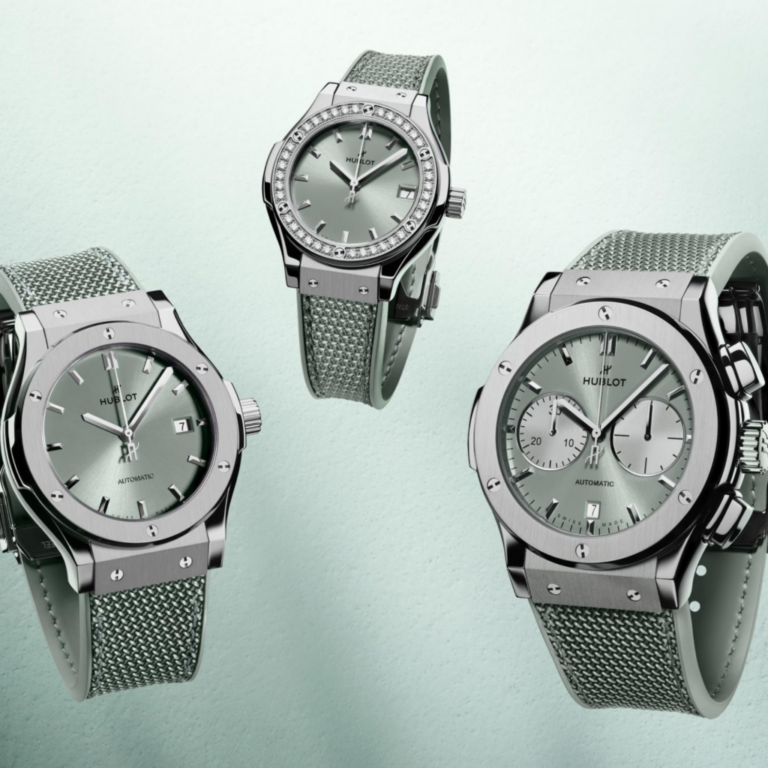 CLASSIC FUSION CHRONOGRAPH TITANIUM SAGE GREEN 45MM
